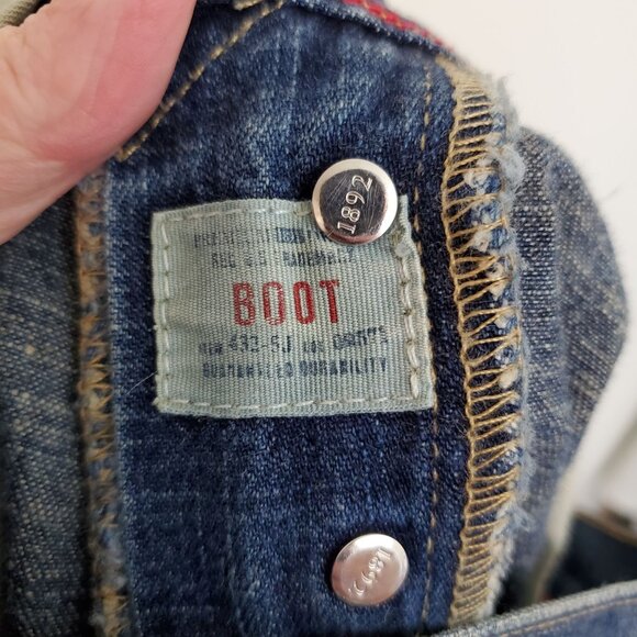 Vintage men's Abercrombie & Fitch boot cut button fly jeans - Picture 15 of 16